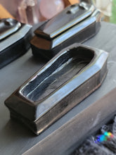 Load image into Gallery viewer, Small Gothic Obsidian Coffin Vessel