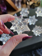 Load image into Gallery viewer, AAA Clear Quartz Mini Stellated Asteroid Merkabah Stars