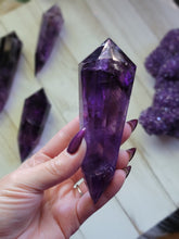 Load image into Gallery viewer, AAA Natural Phantom Amethyst Crystal Vogels