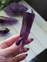 Load image into Gallery viewer, AAA Natural Phantom Amethyst Crystal Vogels