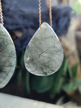 Load image into Gallery viewer, Rare Green Rutile Crystal Pendant Necklace