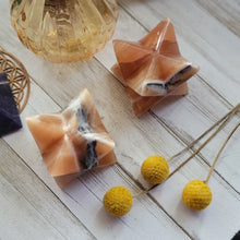 Load image into Gallery viewer, Green Onyx Gemstone Merkabahs