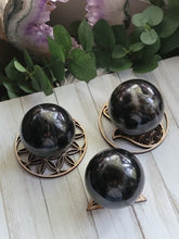 Load image into Gallery viewer, Black Star Rose Quartz Crystal Spheres