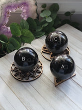 Load image into Gallery viewer, Black Star Rose Quartz Crystal Spheres