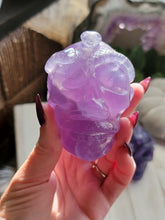 Load image into Gallery viewer, Indigo Fluorite Purple Crystal Serpent Medusa Snake Skulls