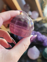 Load image into Gallery viewer, Mini Hand Carved Fluorite Crystal Pumpkins