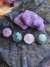 Load image into Gallery viewer, Mini Hand Carved Fluorite Crystal Pumpkins