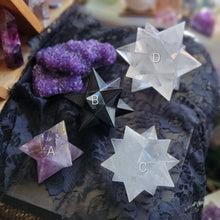 Load image into Gallery viewer, Asteroid Stellated Merkabah Crystal Stars