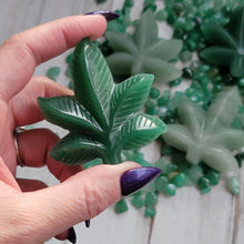 Load image into Gallery viewer, Aventurine Crystal Carved Happy Leaf