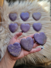 Load image into Gallery viewer, Rare Lavender Jade "Jadeite" Gemstone Hearts