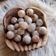 Load image into Gallery viewer, Natural Mini Flower Agate Crystal Spheres