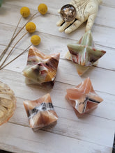 Load image into Gallery viewer, Green Onyx Gemstone Merkabahs