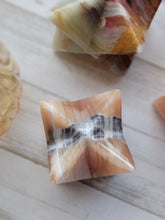 Load image into Gallery viewer, Green Onyx Gemstone Merkabahs