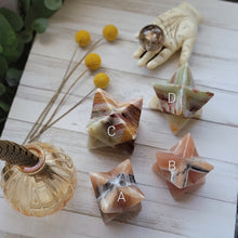 Load image into Gallery viewer, Green Onyx Gemstone Merkabahs