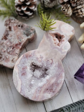 Load image into Gallery viewer, Brazilian Pink Amethyst Crystal Druzy Christmas Shapes