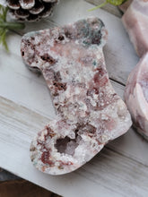 Load image into Gallery viewer, Brazilian Pink Amethyst Crystal Druzy Christmas Shapes