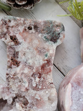 Load image into Gallery viewer, Brazilian Pink Amethyst Crystal Druzy Christmas Shapes