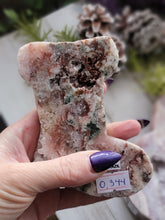 Load image into Gallery viewer, Brazilian Pink Amethyst Crystal Druzy Christmas Shapes