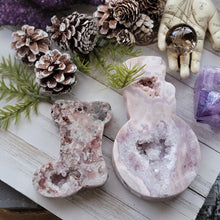 Load image into Gallery viewer, Brazilian Pink Amethyst Crystal Druzy Christmas Shapes