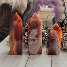 Load image into Gallery viewer, High Grade Carnelian Gemstone Crystal Towers