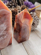 Load image into Gallery viewer, High Grade Carnelian Gemstone Crystal Towers