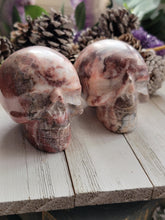 Load image into Gallery viewer, Strawberry Onyx Crystal Gemstone Skulls