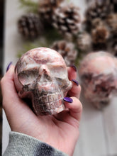 Load image into Gallery viewer, Strawberry Onyx Crystal Gemstone Skulls