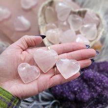 Load image into Gallery viewer, Rose Quartz Puffy Heart Crystals