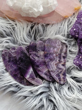 Load image into Gallery viewer, Gua Sha Amethyst Rose Quartz Facial Massage Tool