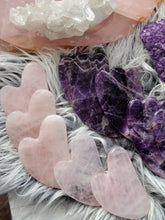 Load image into Gallery viewer, Gua Sha Amethyst Rose Quartz Facial Massage Tool