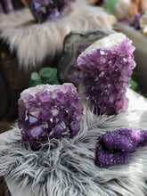 Load image into Gallery viewer, Raw Purple Amethyst Crystal Lamp