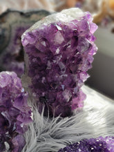 Load image into Gallery viewer, Raw Purple Amethyst Crystal Lamp