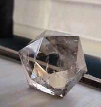 Load image into Gallery viewer, Super Extra Quality Icosohedron Smokey Quartz Cube