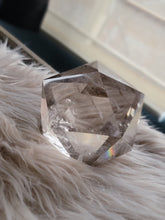 Load image into Gallery viewer, Super Extra Quality Icosohedron Smokey Quartz Cube