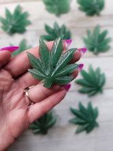 Load image into Gallery viewer, Mini Aventurine Crystal Carved Happy Leaf
