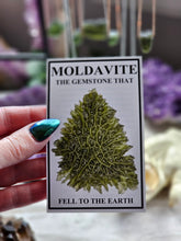 Load image into Gallery viewer, Genuine Moldavite Tektite Space Glass Pendant Necklace