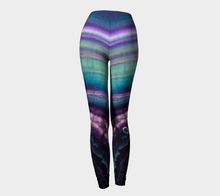 Load image into Gallery viewer, Rainbow Fluorite Eco Poly Crystal Statement Leggings