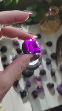 Load and play video in Gallery viewer, Witchy Purple Fluorite Crystal Skulls