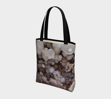 Load image into Gallery viewer, Pink Amethyst Crystal Print Tote Bag