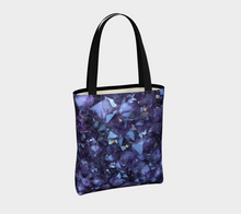 Load image into Gallery viewer, Deep Purple Amethyst Crystal Printed Tote Bag