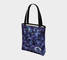 Load image into Gallery viewer, Deep Purple Amethyst Crystal Printed Tote Bag