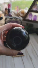 Load and play video in Gallery viewer, Black Star Rose Quartz Crystal Spheres
