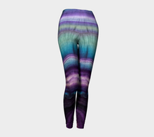 Load image into Gallery viewer, Rainbow Fluorite Eco Poly Crystal Statement Leggings