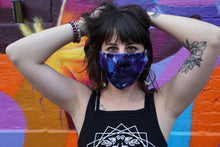 Load image into Gallery viewer, "Capris" Dark Purple Amethyst Fold Over Yoga Leggings