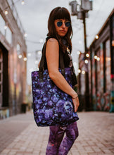 Load image into Gallery viewer, Pink Amethyst Crystal Print Tote Bag