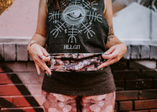 Load image into Gallery viewer, Pink Amethyst Eco Poly Crystal Statement Leggings