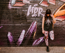 Load image into Gallery viewer, "Capri" Pink Amethyst Eco Poly Crystal Statement Leggings