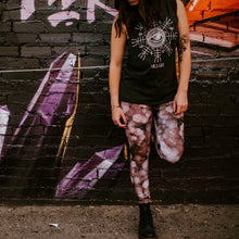 Load image into Gallery viewer, "Capri" Pink Amethyst Eco Poly Crystal Statement Leggings