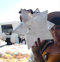 Load image into Gallery viewer, Massive Stellated Crystal Asteroid Merkabah Star