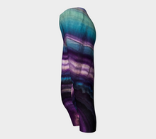 Load image into Gallery viewer, "Capri" Rainbow Fluorite Eco Poly Crystal Statement Leggings